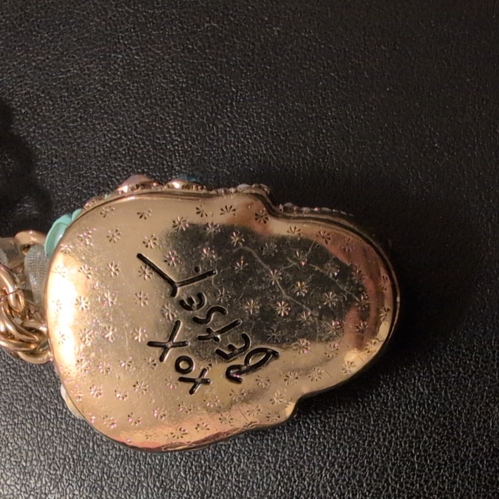 Betsey Johnson Spooky Sweetie Candy Skull Necklace - Picture 3 of 5